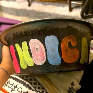 Custom dog food bowl